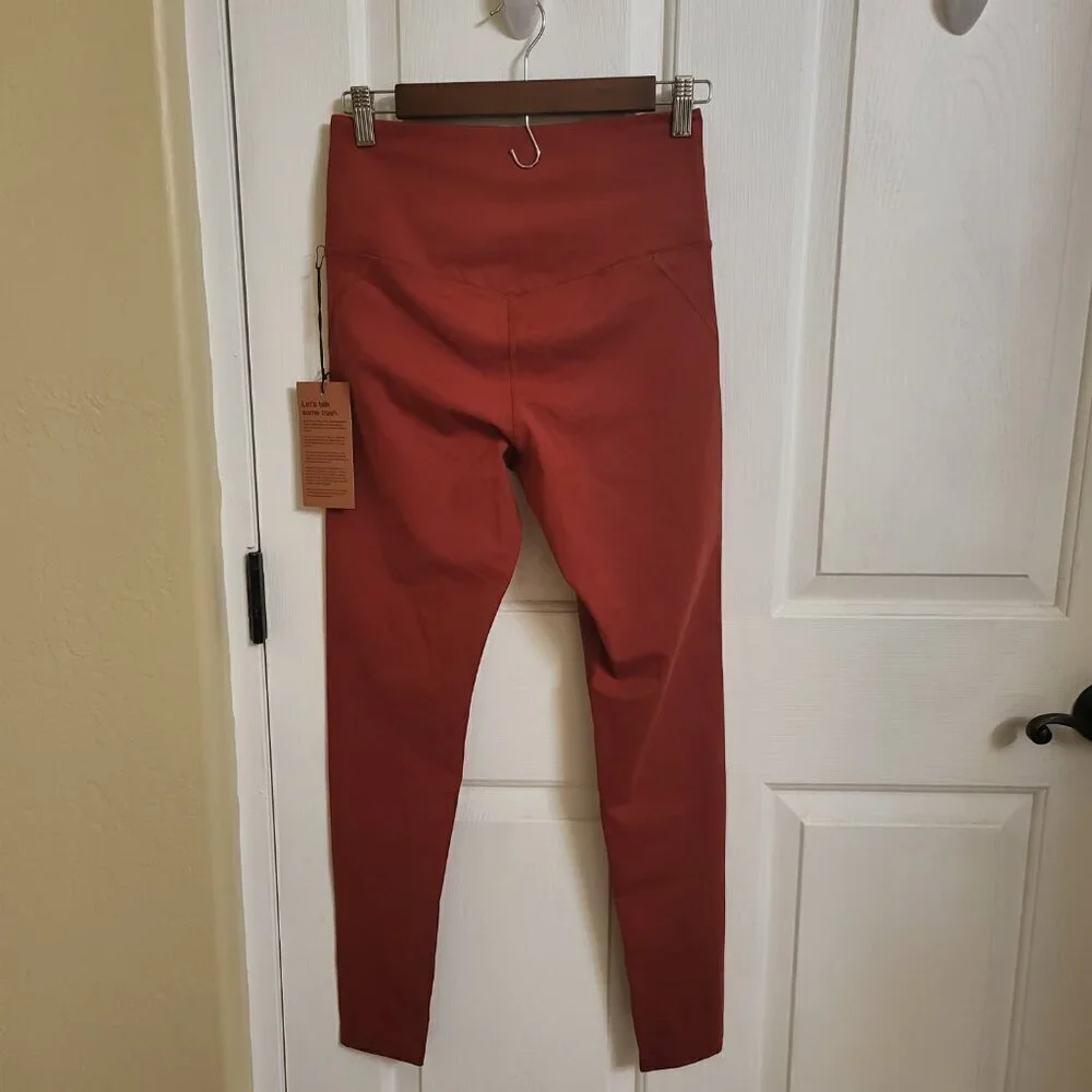 Girlfriend Collective Compressive High Waisted Leggings: Sedona(Rust) MED NWT - Picture 5 of 10